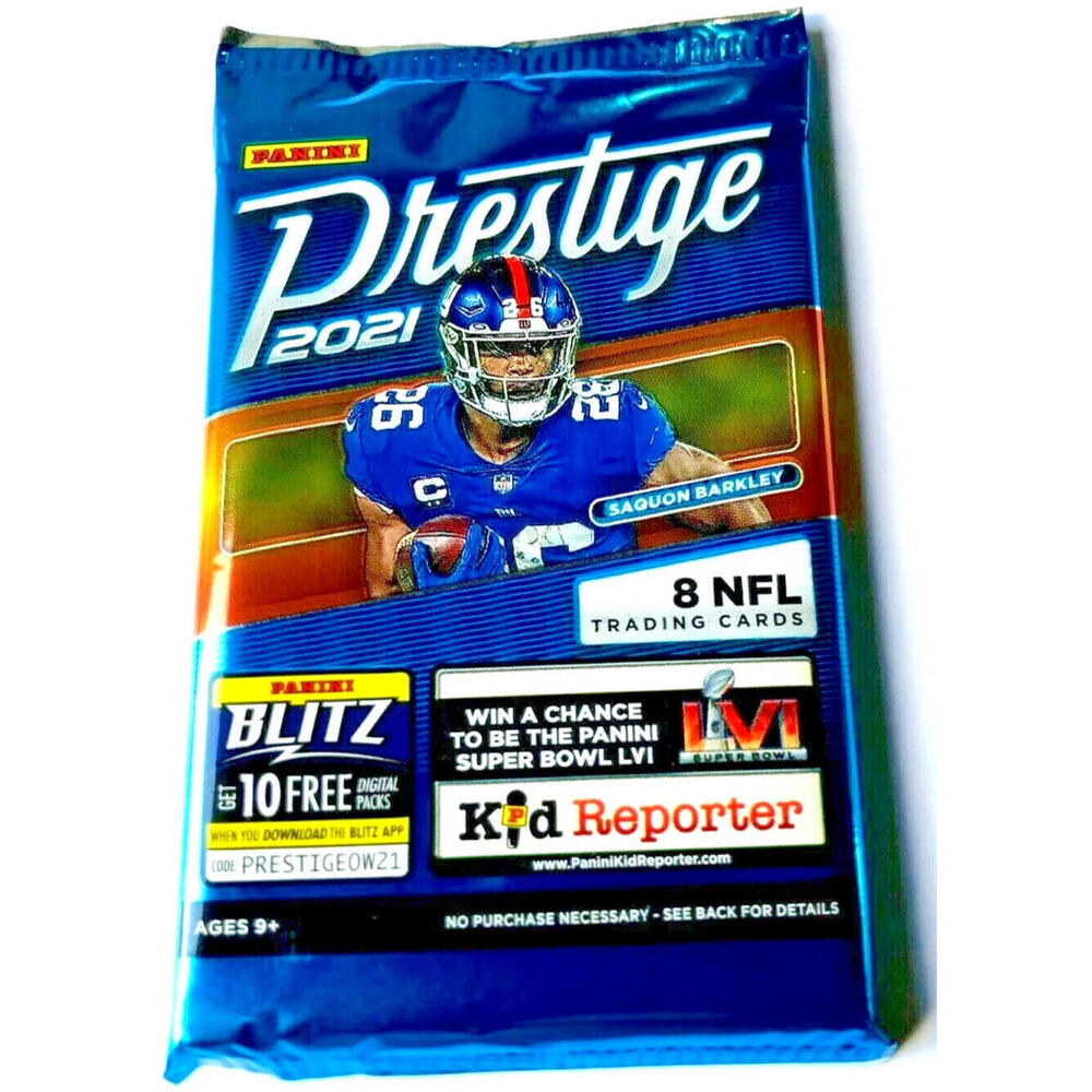 2021 Panini Prestige NFL Football Blaster Pack of 8 Cards Factory Sealed